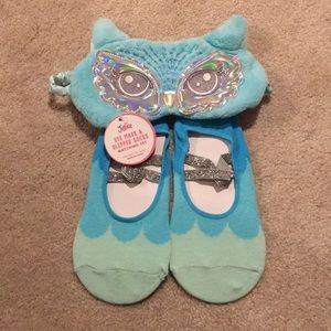 Justice Eye Mask and Slipper Socks